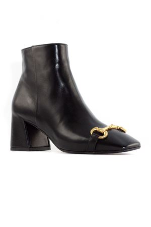 Black leather ankle boot MARA BINI | T243NERO